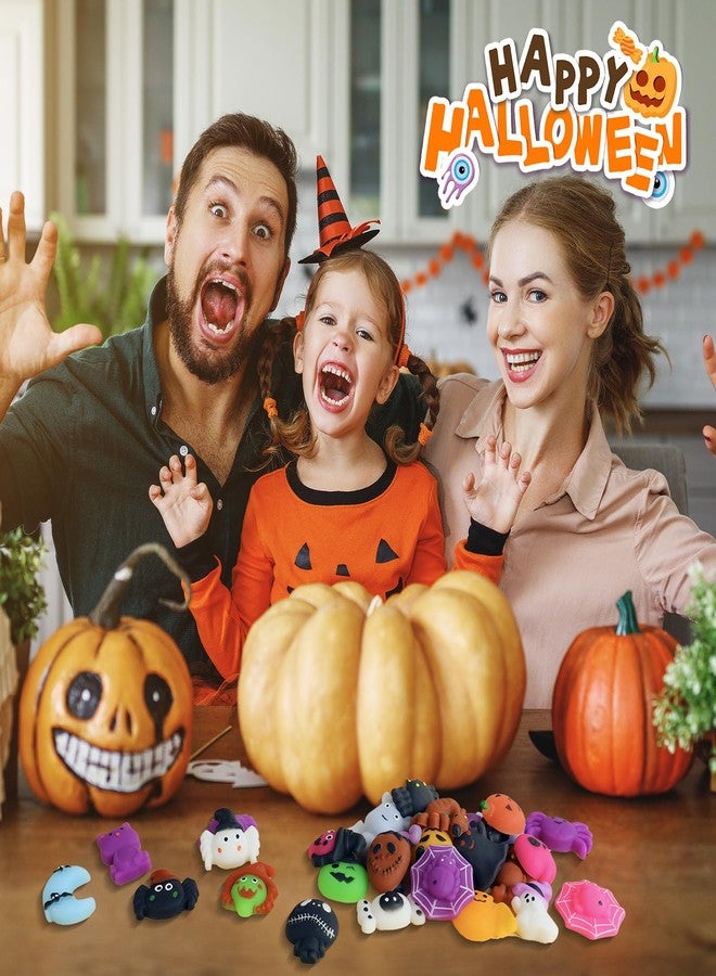 JDSTY 24Pcs Halloween Mochi Squishy Toys Stress Relief Squishies for Kids Girls Boys Halloween Party Favors Halloween Treat Bags Gifts - Image 5